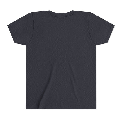 Kids Crowned Script Tee — Youth Short Sleeve T‑Shirt