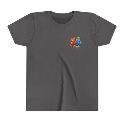 Artistic Kids Youth Tee — Colorful ‘Artistic Kids’ Graphic Shirt for Creative Children