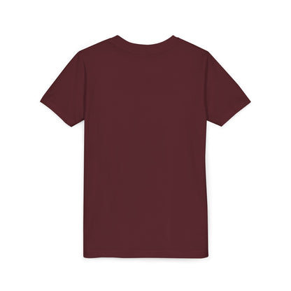 Kids Crowned Script Tee — Youth Short Sleeve T‑Shirt