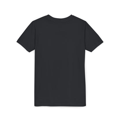 Kids Crowned Script Tee — Youth Short Sleeve T‑Shirt