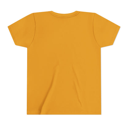Kids Crowned Script Tee — Youth Short Sleeve T‑Shirt