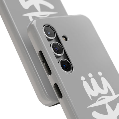 T3 Phone Case — Stylized Crown & Script Graphic Protective Cover