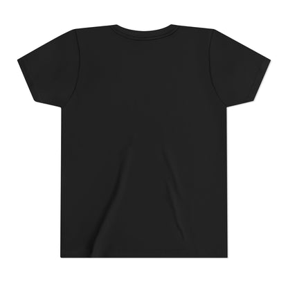 Kids Crowned Script Tee — Youth Short Sleeve T‑Shirt