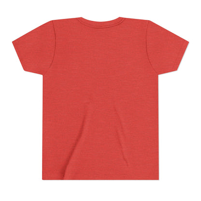 Kids Crowned Script Tee — Youth Short Sleeve T‑Shirt