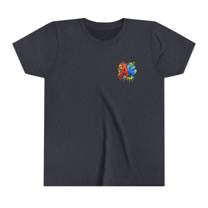 Artistic Kids Youth Tee — Colorful ‘Artistic Kids’ Graphic Shirt for Creative Children