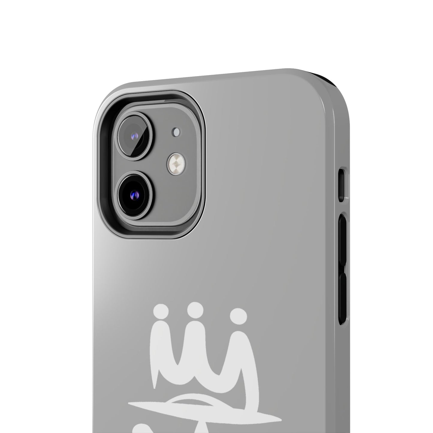 T3 Phone Case — Stylized Crown & Script Graphic Protective Cover