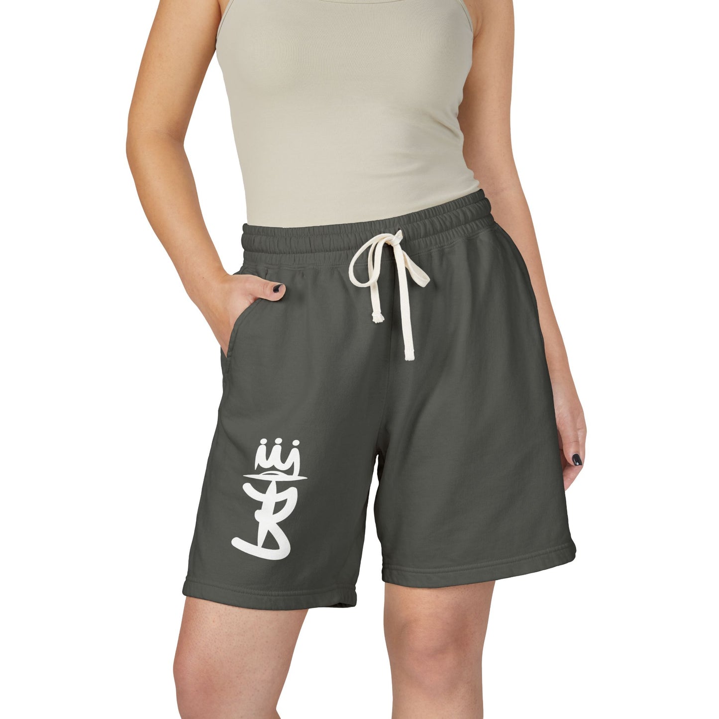 Unisex Garment-Dyed Lightweight Fleece Sweat Shorts