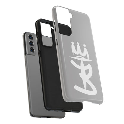 T3 Phone Case — Stylized Crown & Script Graphic Protective Cover