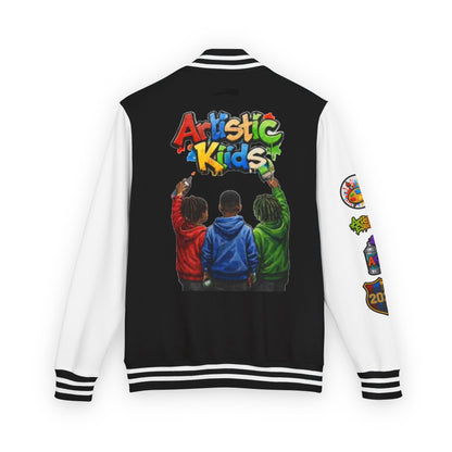 Artistic Kids Letterman Jacket - Colorful Kids Art Club Varsity Jacket
