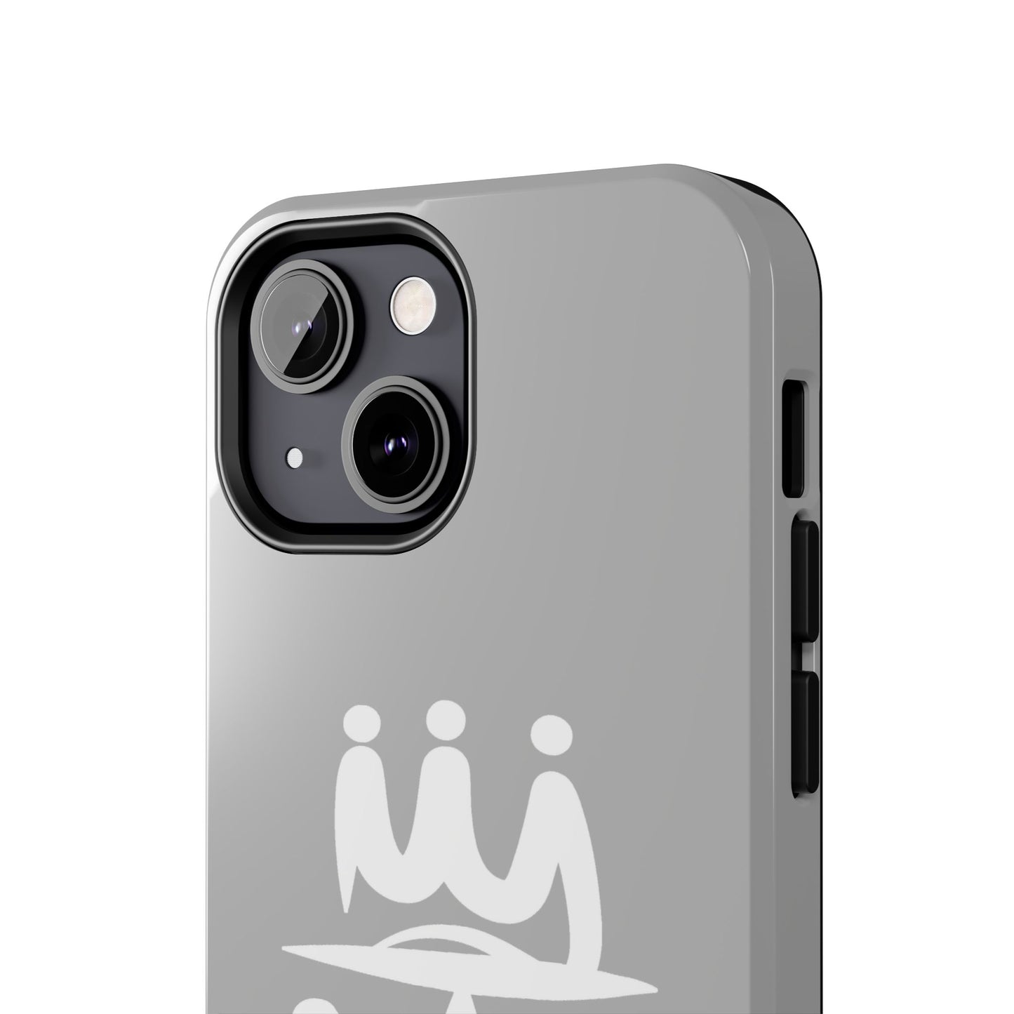 T3 Phone Case — Stylized Crown & Script Graphic Protective Cover