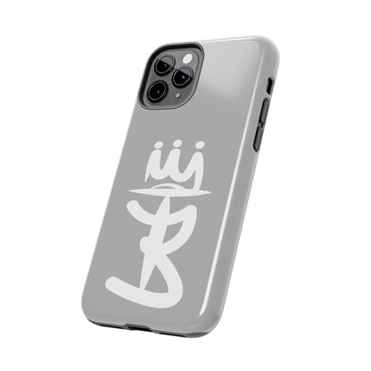 T3 Phone Case — Stylized Crown & Script Graphic Protective Cover