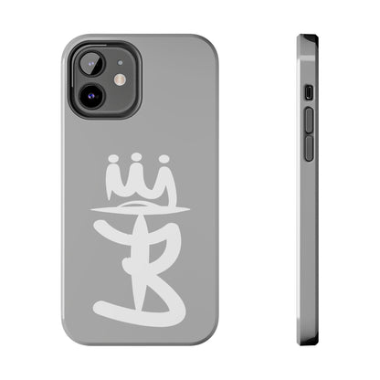 T3 Phone Case — Stylized Crown & Script Graphic Protective Cover