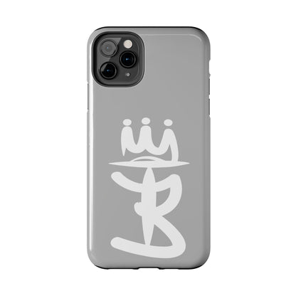 T3 Phone Case — Stylized Crown & Script Graphic Protective Cover