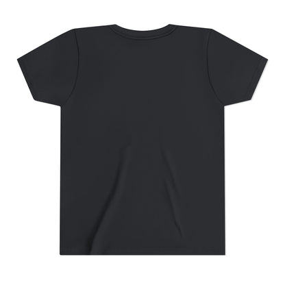 Kids Crowned Script Tee — Youth Short Sleeve T‑Shirt
