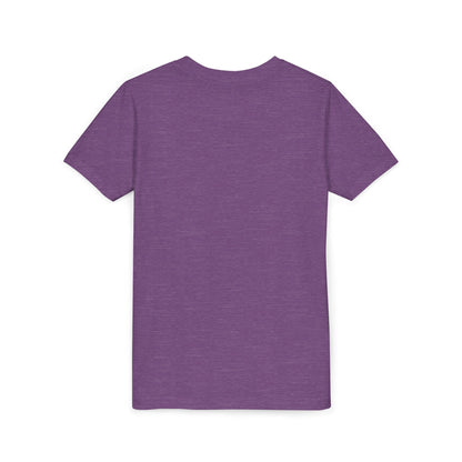 Kids Crowned Script Tee — Youth Short Sleeve T‑Shirt
