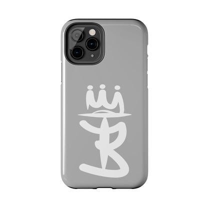T3 Phone Case — Stylized Crown & Script Graphic Protective Cover
