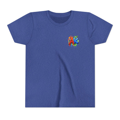 Artistic Kids Youth Tee — Colorful ‘Artistic Kids’ Graphic Shirt for Creative Children