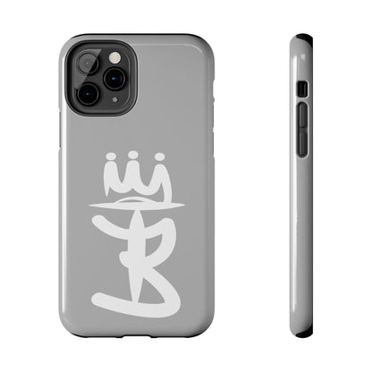T3 Phone Case — Stylized Crown & Script Graphic Protective Cover