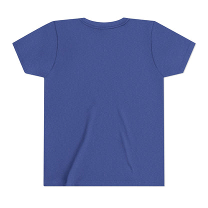 Kids Crowned Script Tee — Youth Short Sleeve T‑Shirt