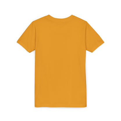 Kids Crowned Script Tee — Youth Short Sleeve T‑Shirt