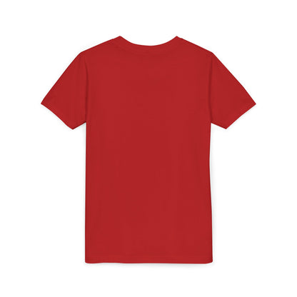 Kids Crowned Script Tee — Youth Short Sleeve T‑Shirt