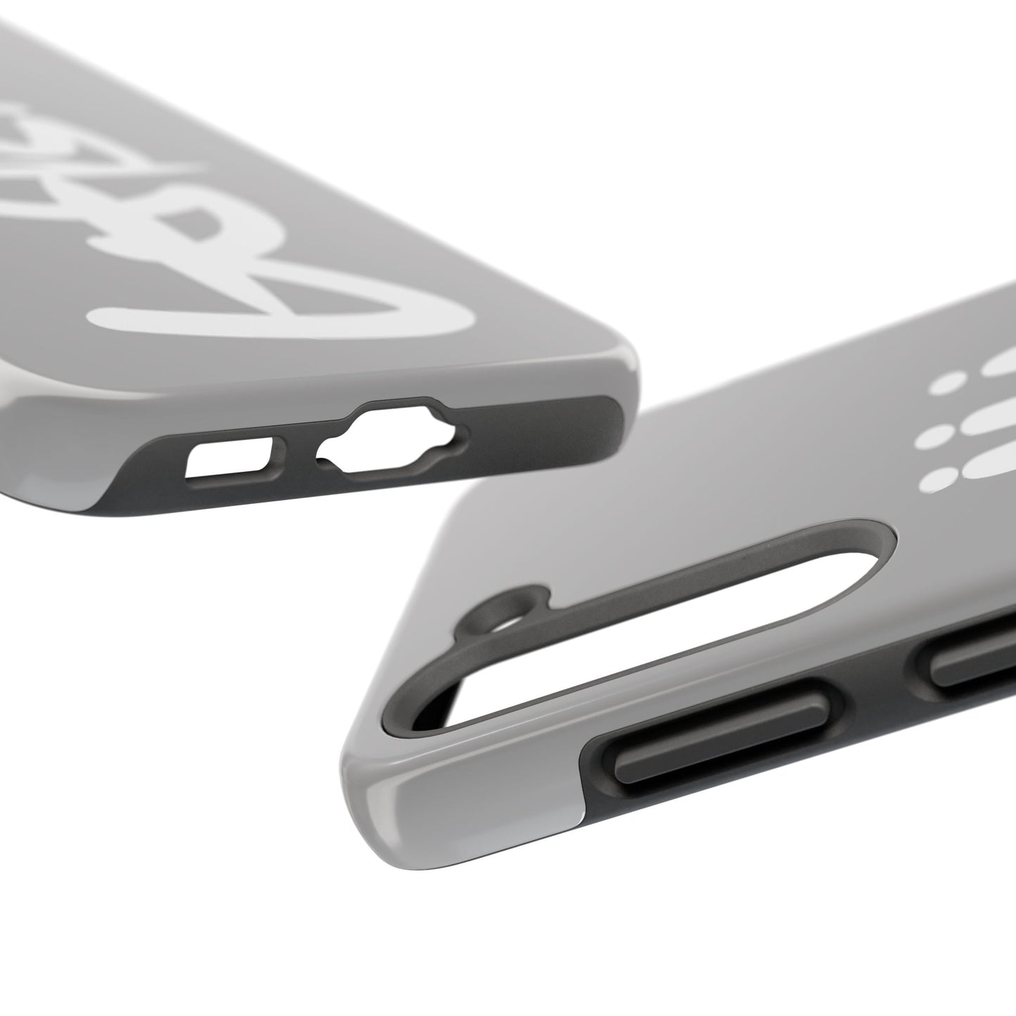 T3 Phone Case — Stylized Crown & Script Graphic Protective Cover