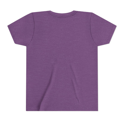 Kids Crowned Script Tee — Youth Short Sleeve T‑Shirt
