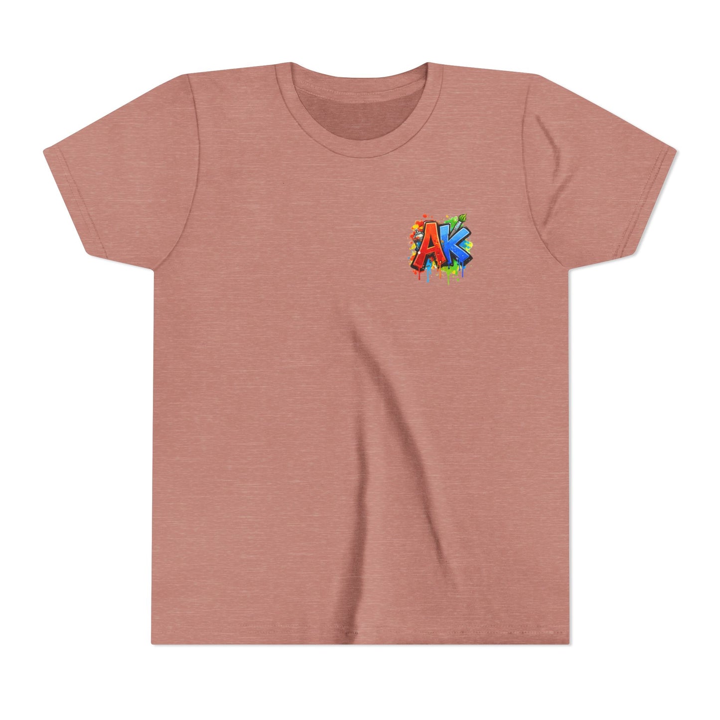 Artistic Kids Youth Tee — Colorful ‘Artistic Kids’ Graphic Shirt for Creative Children