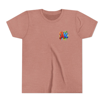 Artistic Kids Youth Tee — Colorful ‘Artistic Kids’ Graphic Shirt for Creative Children