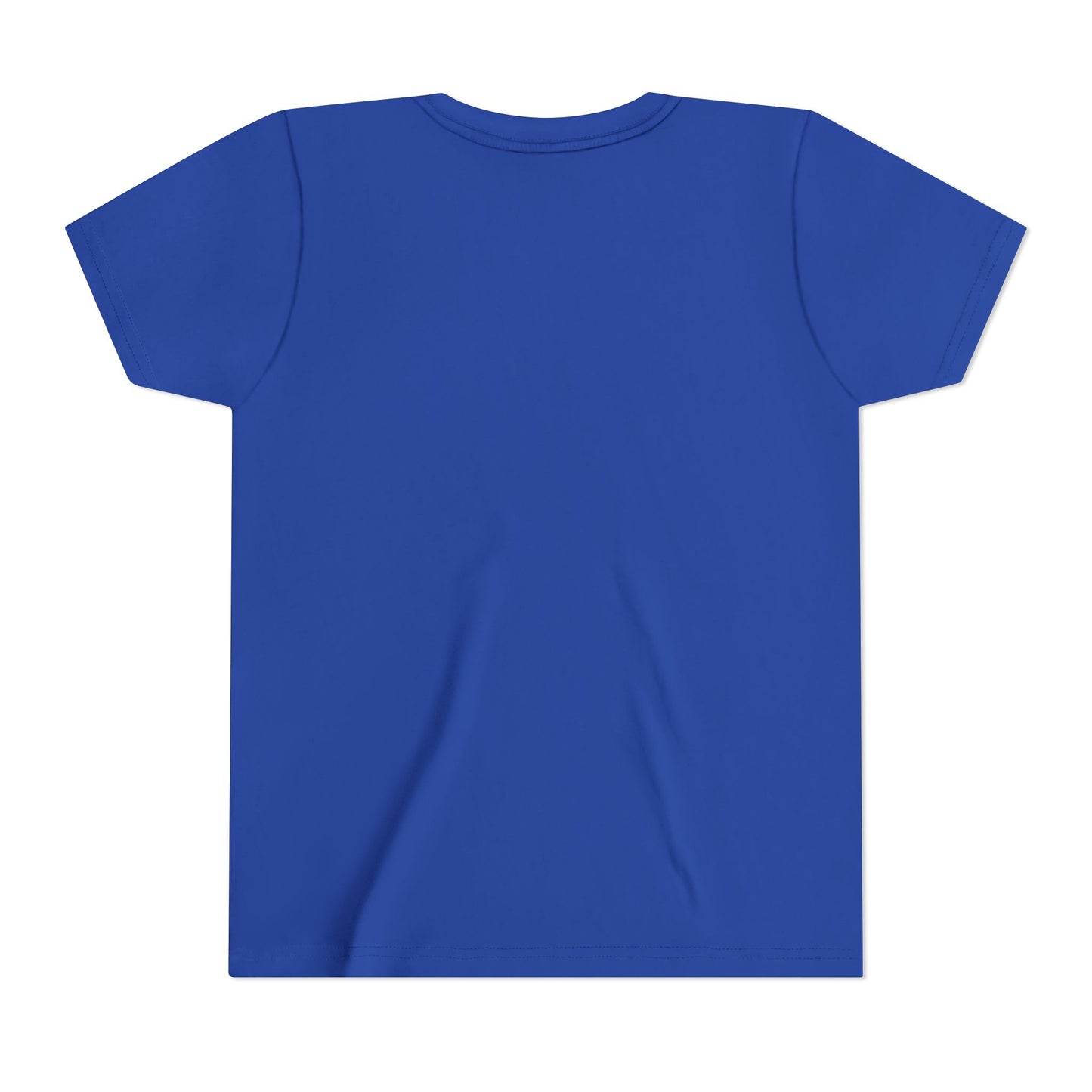 Kids Crowned Script Tee — Youth Short Sleeve T‑Shirt