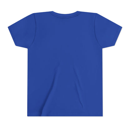 Kids Crowned Script Tee — Youth Short Sleeve T‑Shirt