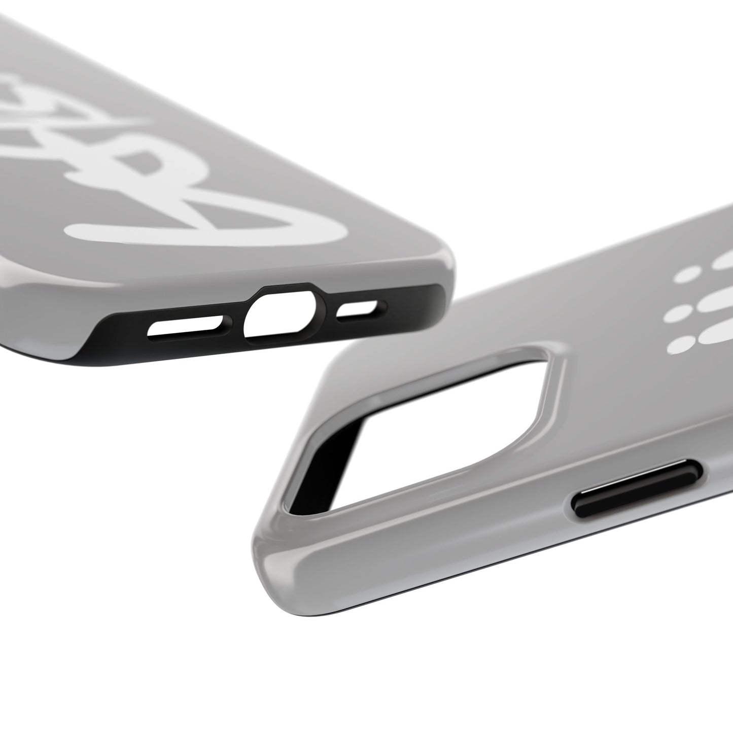 T3 Phone Case — Stylized Crown & Script Graphic Protective Cover