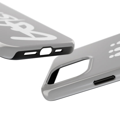 T3 Phone Case — Stylized Crown & Script Graphic Protective Cover