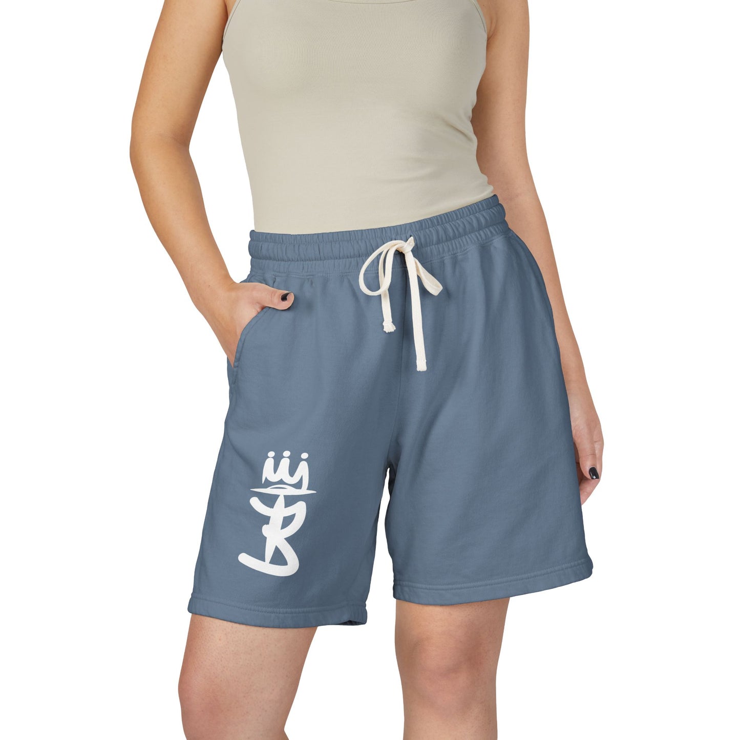 Unisex Garment-Dyed Lightweight Fleece Sweat Shorts