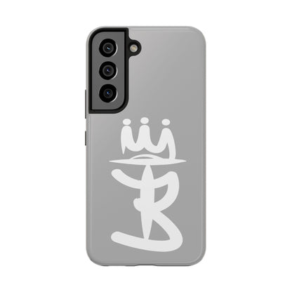 T3 Phone Case — Stylized Crown & Script Graphic Protective Cover