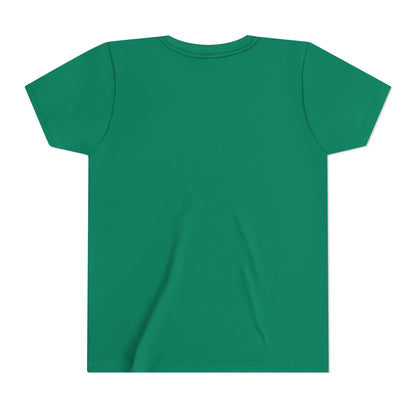 Kids Crowned Script Tee — Youth Short Sleeve T‑Shirt