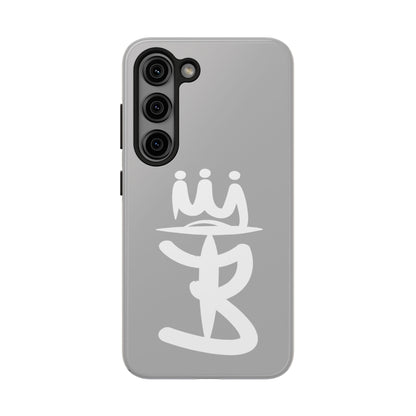 T3 Phone Case — Stylized Crown & Script Graphic Protective Cover