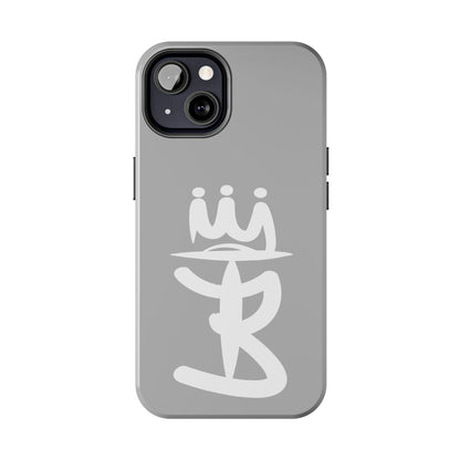 T3 Phone Case — Stylized Crown & Script Graphic Protective Cover