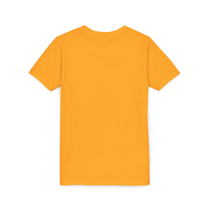 Kids Crowned Script Tee — Youth Short Sleeve T‑Shirt