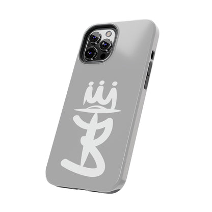 T3 Phone Case — Stylized Crown & Script Graphic Protective Cover