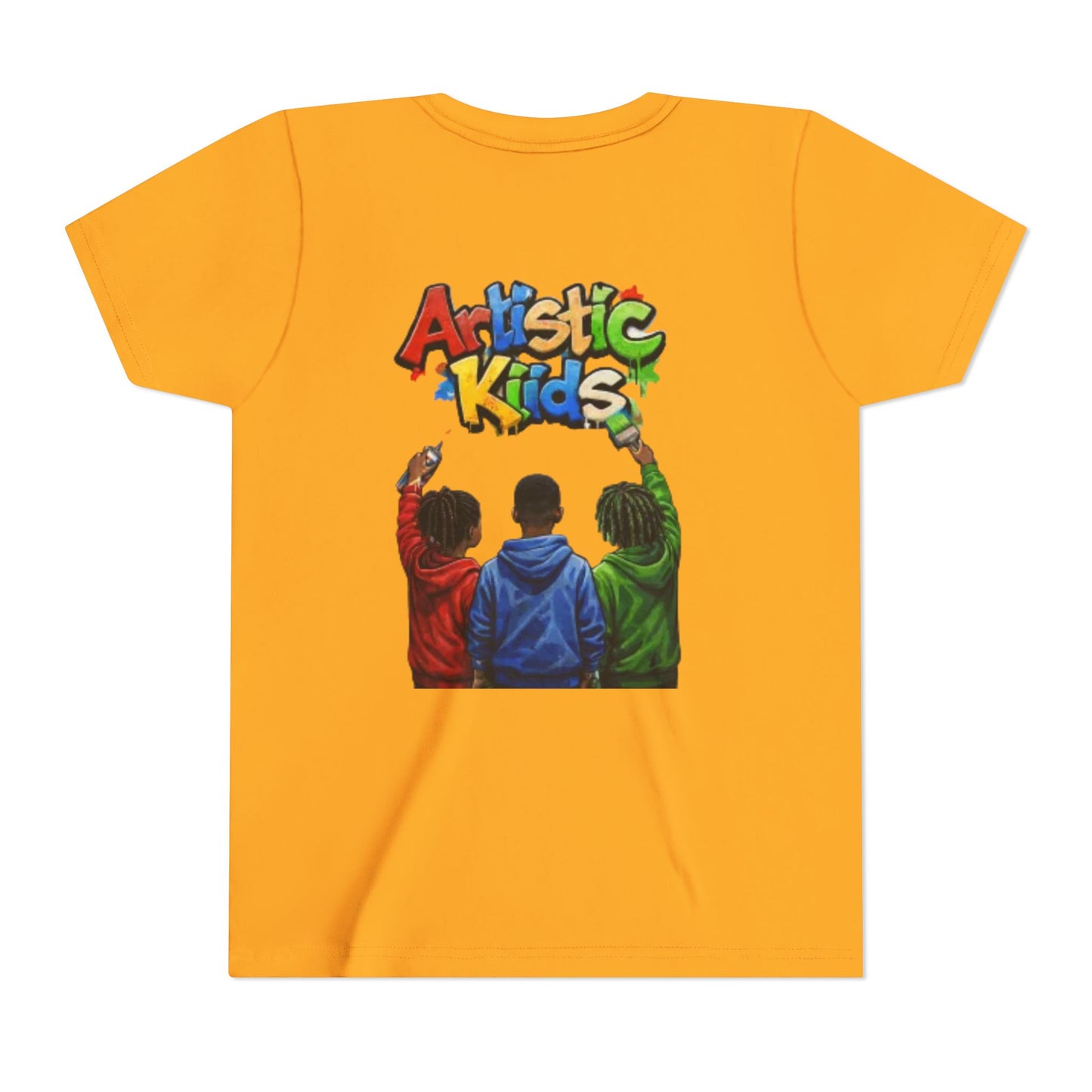 Artistic Kids Youth Tee — Colorful ‘Artistic Kids’ Graphic Shirt for Creative Children