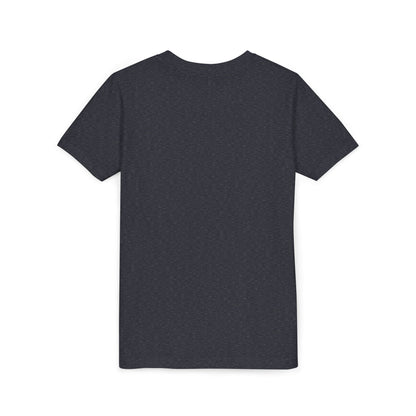 Kids Crowned Script Tee — Youth Short Sleeve T‑Shirt