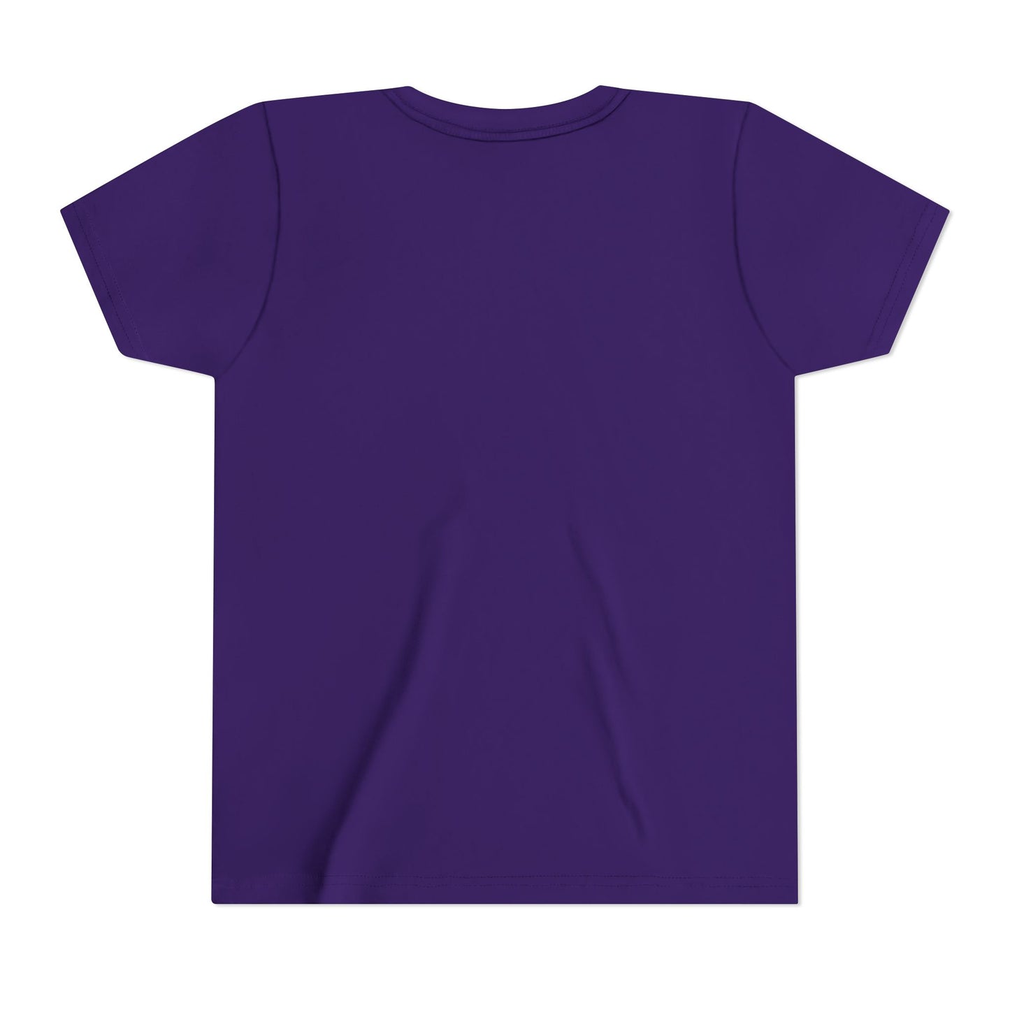 Kids Crowned Script Tee — Youth Short Sleeve T‑Shirt