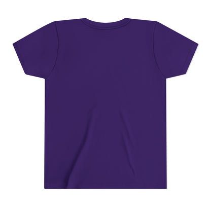 Kids Crowned Script Tee — Youth Short Sleeve T‑Shirt