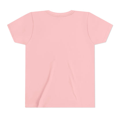 Kids Crowned Script Tee — Youth Short Sleeve T‑Shirt