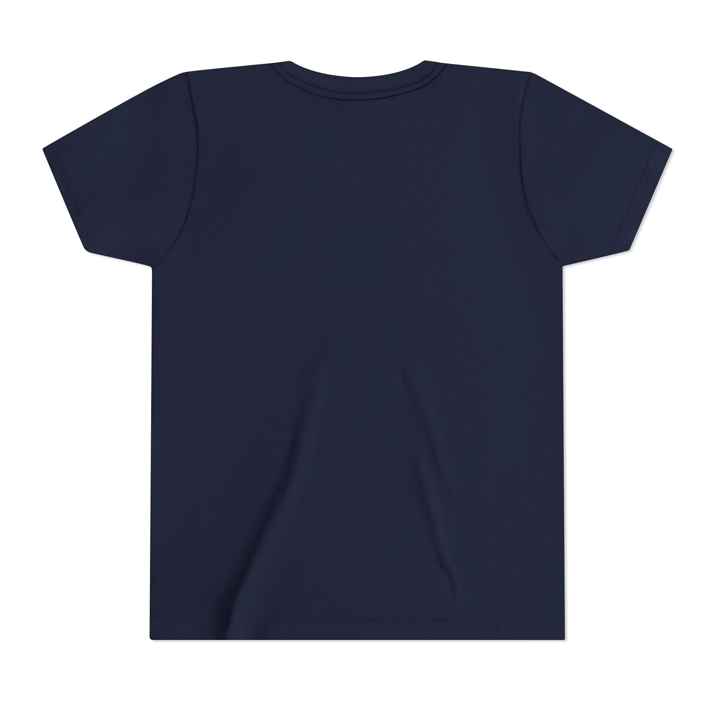 Kids Crowned Script Tee — Youth Short Sleeve T‑Shirt