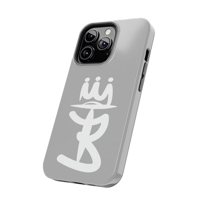 T3 Phone Case — Stylized Crown & Script Graphic Protective Cover