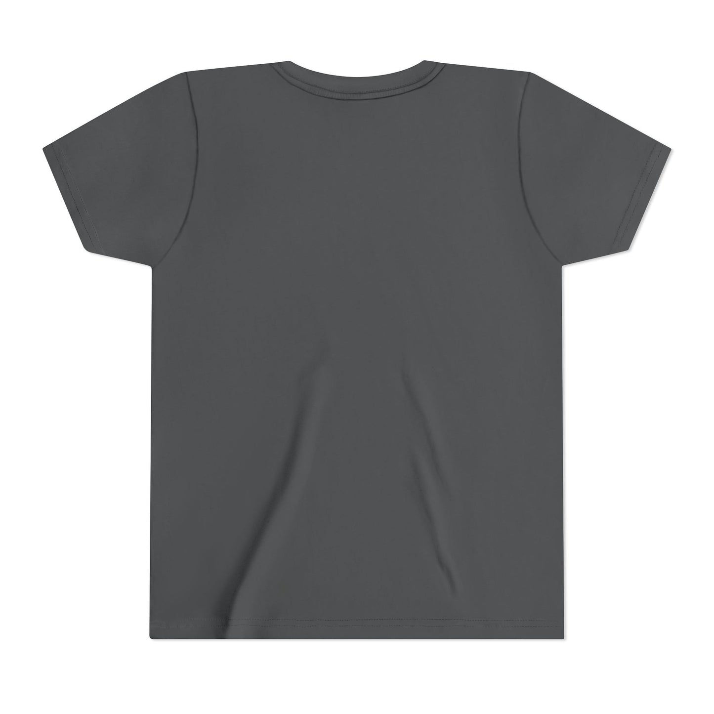 Kids Crowned Script Tee — Youth Short Sleeve T‑Shirt