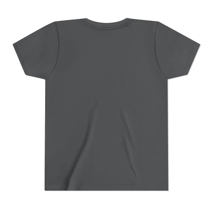 Kids Crowned Script Tee — Youth Short Sleeve T‑Shirt