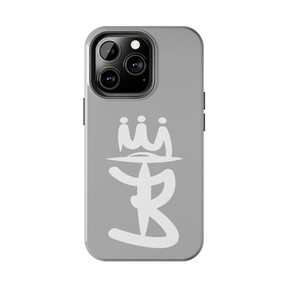 T3 Phone Case — Stylized Crown & Script Graphic Protective Cover